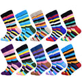 Men's Fashion Striped High- Quality Brand Classic Socks