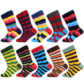 Men's Fashion Striped High- Quality Brand Classic Socks