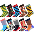 Men's Fashion Striped High- Quality Brand Classic Socks