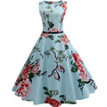 Vintage Style Sashes Sleeveless Dresses