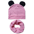 100% Cotton Lovely Cap Beanies High- Quality Kids Hat Scarf Set