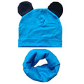 100% Cotton Lovely Cap Beanies High- Quality Kids Hat Scarf Set