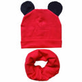 100% Cotton Lovely Cap Beanies High- Quality Kids Hat Scarf Set