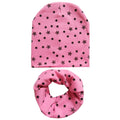 100% Cotton Lovely Cap Beanies High- Quality Kids Hat Scarf Set