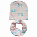 100% Cotton Lovely Cap Beanies High- Quality Kids Hat Scarf Set
