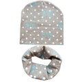100% Cotton Lovely Cap Beanies High- Quality Kids Hat Scarf Set