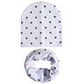 100% Cotton Lovely Cap Beanies High- Quality Kids Hat Scarf Set