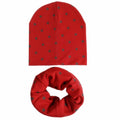 100% Cotton Lovely Cap Beanies High- Quality Kids Hat Scarf Set
