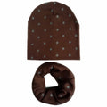 100% Cotton Lovely Cap Beanies High- Quality Kids Hat Scarf Set