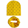 100% Cotton Lovely Cap Beanies High- Quality Kids Hat Scarf Set