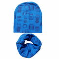 100% Cotton Lovely Cap Beanies High- Quality Kids Hat Scarf Set