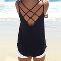 Spaghetti Crossed Strap Camisole