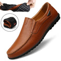 Genuine Leather Breathable Slip-on Loafers