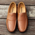 Genuine Leather Breathable Slip-on Loafers