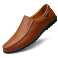 Genuine Leather Breathable Slip-on Loafers