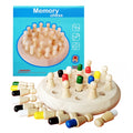 Kids Wooden Memory Chess Match Game