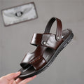 Casual Leather Sandal Slipper