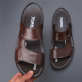 Casual Leather Sandal Slipper