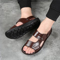 Casual Leather Sandal Slipper
