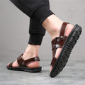 Casual Leather Sandal Slipper