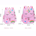 Girls School Bags Child Pink Unicorn Backpack