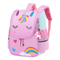 Girls School Bags Child Pink Unicorn Backpack