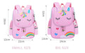 Girls School Bags Child Pink Unicorn Backpack