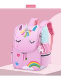 Girls School Bags Child Pink Unicorn Backpack