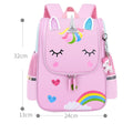 Girls School Bags Child Pink Unicorn Backpack