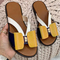 Women's Slippers Cute Butterfly-Knot Casual Sandals Lady Slides Flats Plus Size