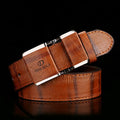 New Men's Fashion Smooth Buckle Business Casual Belt Fashion Young Men's Trouser Designer Luxury Brand Belts