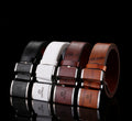 New Men's Fashion Smooth Buckle Business Casual Belt Fashion Young Men's Trouser Designer Luxury Brand Belts