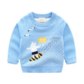 Children's Pullover knitted Cute Cartoon O-neck Jumper