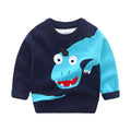 Children's Pullover knitted Cute Cartoon O-neck Jumper