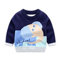 Children's Pullover knitted Cute Cartoon O-neck Jumper