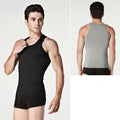 3pcs / 100% Cotton Mens Sleeveless Tank Top Solid Muscle Vest Undershirts Singlets