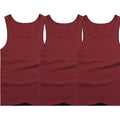 3pcs / 100% Cotton Mens Sleeveless Tank Top Solid Muscle Vest Undershirts Singlets