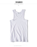 3pcs / 100% Cotton Mens Sleeveless Tank Top Solid Muscle Vest Undershirts Singlets