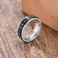 Spinner Stress Release Stainless Steel Ring -6/8mm