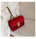 Vintage Velvet Chain Evening Clutch Bag Crossbody Handbags