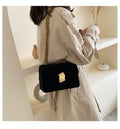 Vintage Velvet Chain Evening Clutch Bag Crossbody Handbags