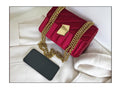 Vintage Velvet Chain Evening Clutch Bag Crossbody Handbags