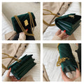 Vintage Velvet Chain Evening Clutch Bag Crossbody Handbags