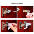 10pcs LED Inner Hinge Lamp Under Cabinet Universal Sensor Lights for Bedroom Kitchen Closet Night Lamp