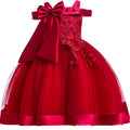 New Girls Floral Elegant Party Birthday Wedding Dresses
