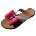 Women's Slippers Cute Butterfly-Knot Casual Sandals Lady Slides Flats Plus Size