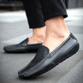 Italian Genuine Leather Men’s Loafers Driving Shoes