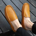 Italian Genuine Leather Men’s Loafers Driving Shoes