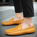 Italian Genuine Leather Men’s Loafers Driving Shoes