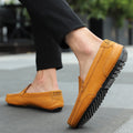 Italian Genuine Leather Men’s Loafers Driving Shoes